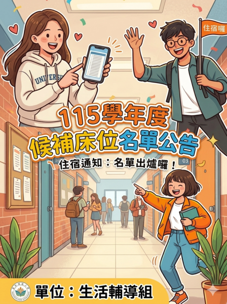 115學年度候補名單公告(舊生)圖片